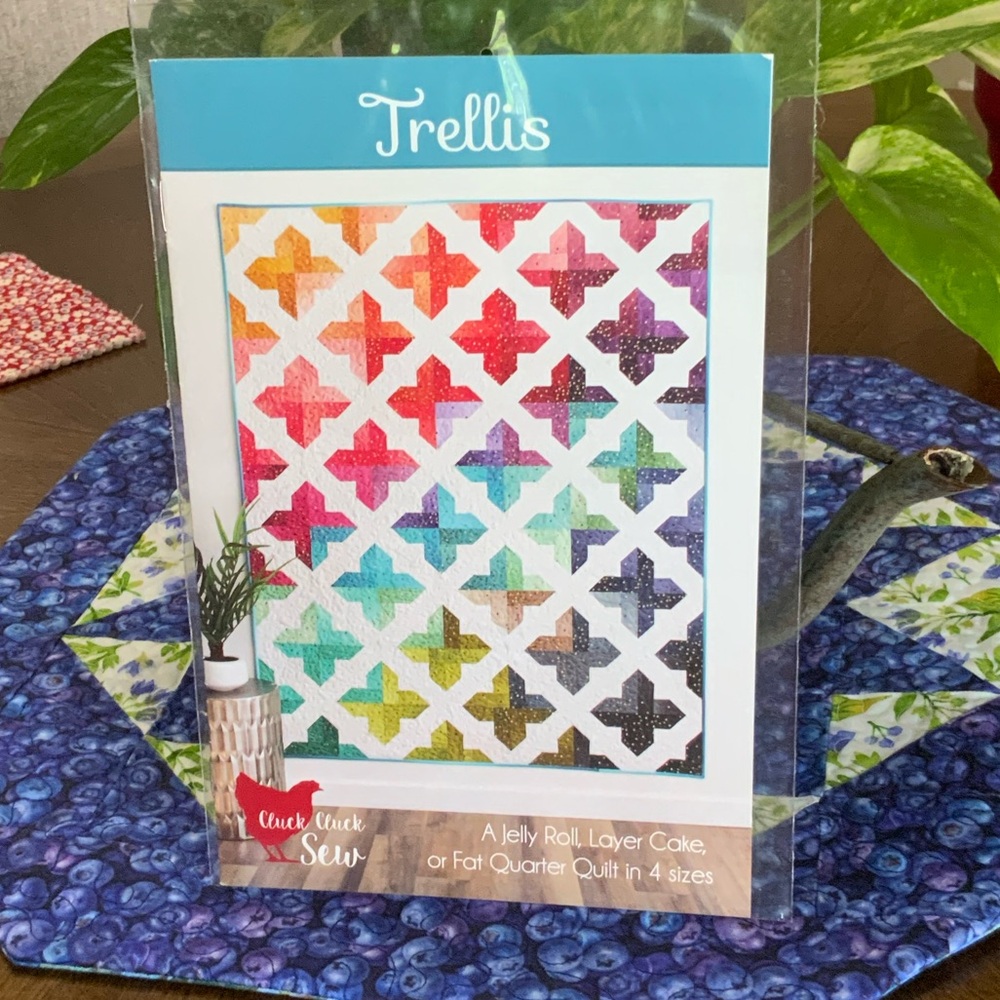 ❣️New-Trellis Quilt Pattern by Cluck Cluck Sew